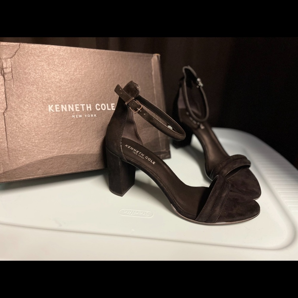 Kenneth Cole Women's Black Block Heels